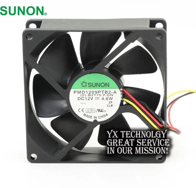 Для SUNON New and PMD1209PTB2-A 9025 90 мм 12 В 4,6 Вт серверный охлаждающий вентилятор 90*90*25 мм