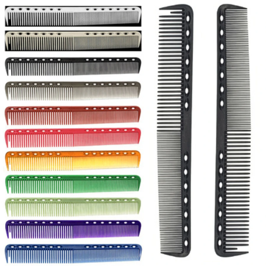 

Amazon Top Seller 6 colors straight Hair Combs Salon Hairdressing Antistatic Comb For Barber Hair Cutting