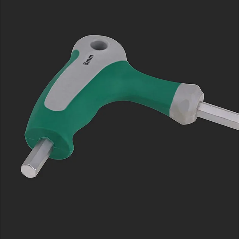 M2 M2.5 M3 M4 M6 M8 M10 CR-V Хромованадиевый Т-образный шестигранный ключ для ремонта