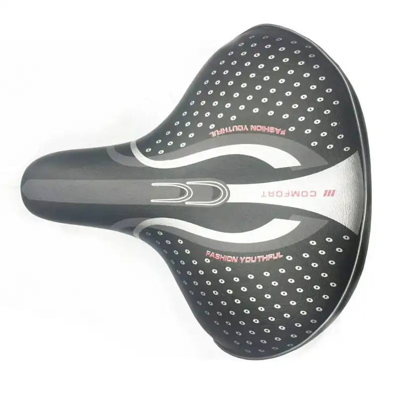 

Enjoy Every Moment Comfortably with This Sporty, Extra-Wide, Big Bum Bike Saddle Seat, Featuring Soft Black Gel Padding - Perfec