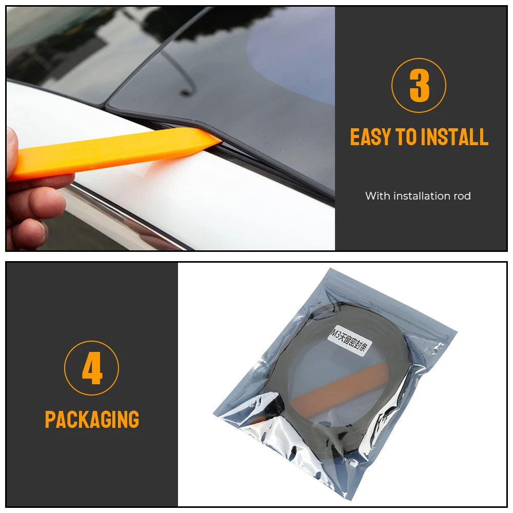 Tesla Model 3 Y Солнцезащитный Козырек Для Крыши Герметик Водонепроницаемая Резиновая