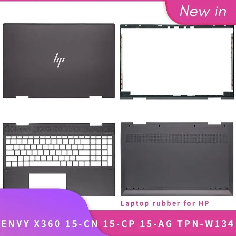 

Новинка, Оригинальный чехол для ноутбука HP ENVY X360 15 15-CP 15-AG 15-CN TPN-W134, задняя крышка для ноутбука/Передняя панель/Упор для рук/Нижняя крышка, пет...