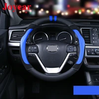 for toyota highlander xu70 2021 2022 steering wheel cover leather anti skid shock absorbing wear resistant interior accessories