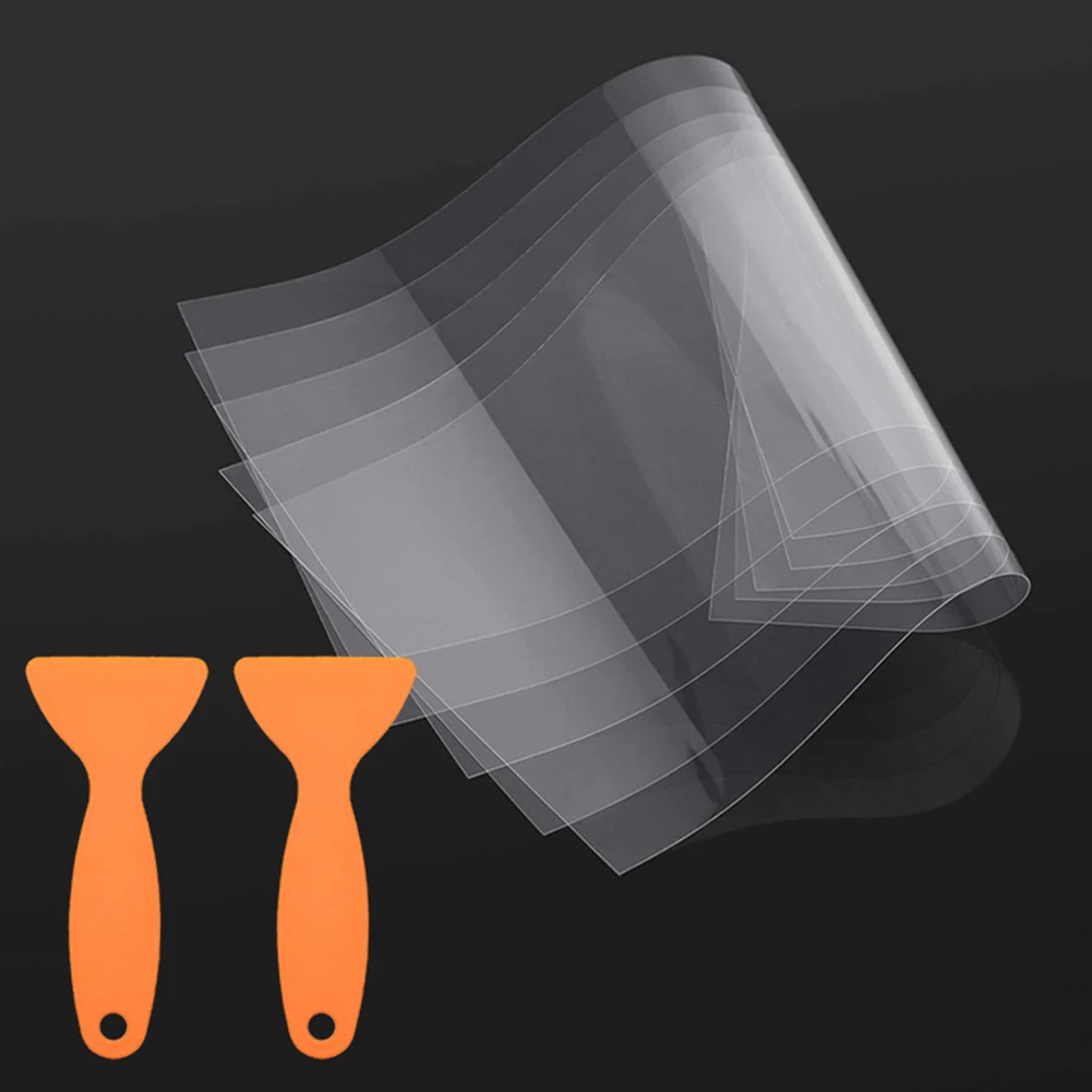 5 упаковок пленки FEP с 2 шт. пластиковым скребком для 3D-принтера 140x200x0 1 мм