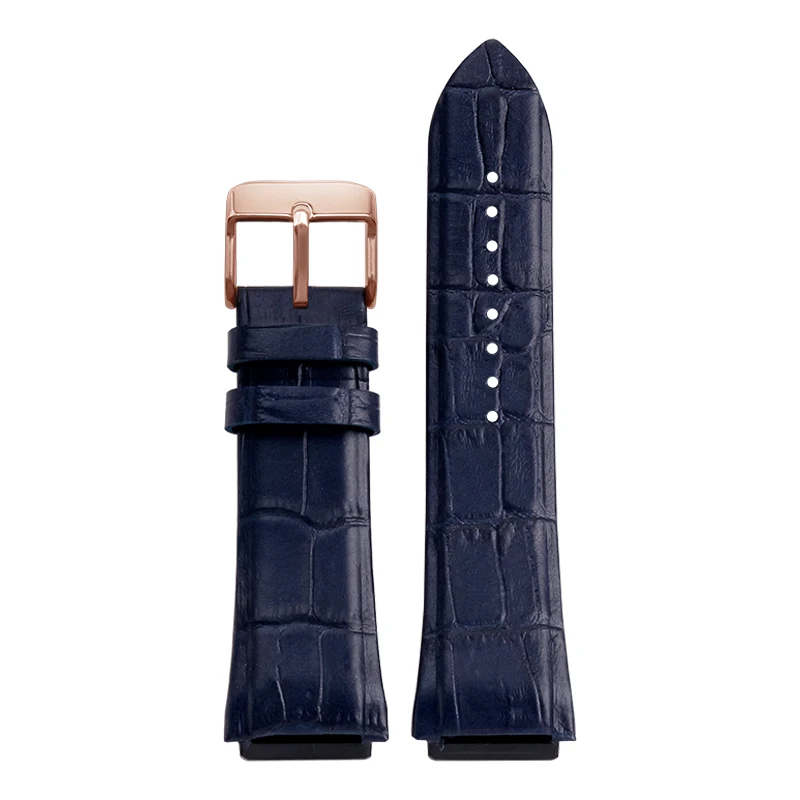 Фото Ремешок из натуральной кожи для Guess W0247G3 W0040G7/0040G3, ремешок для часов, браслет с наконечником, 22 мм, синие, черные, коричневые ленты №5