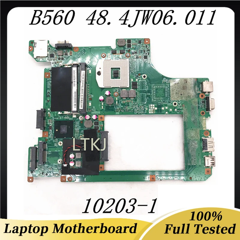 Высококачественная материнская плата для ноутбука Lenovo IdeaPad B560 10203-1 LA56 MB HM55 DDR3 100%