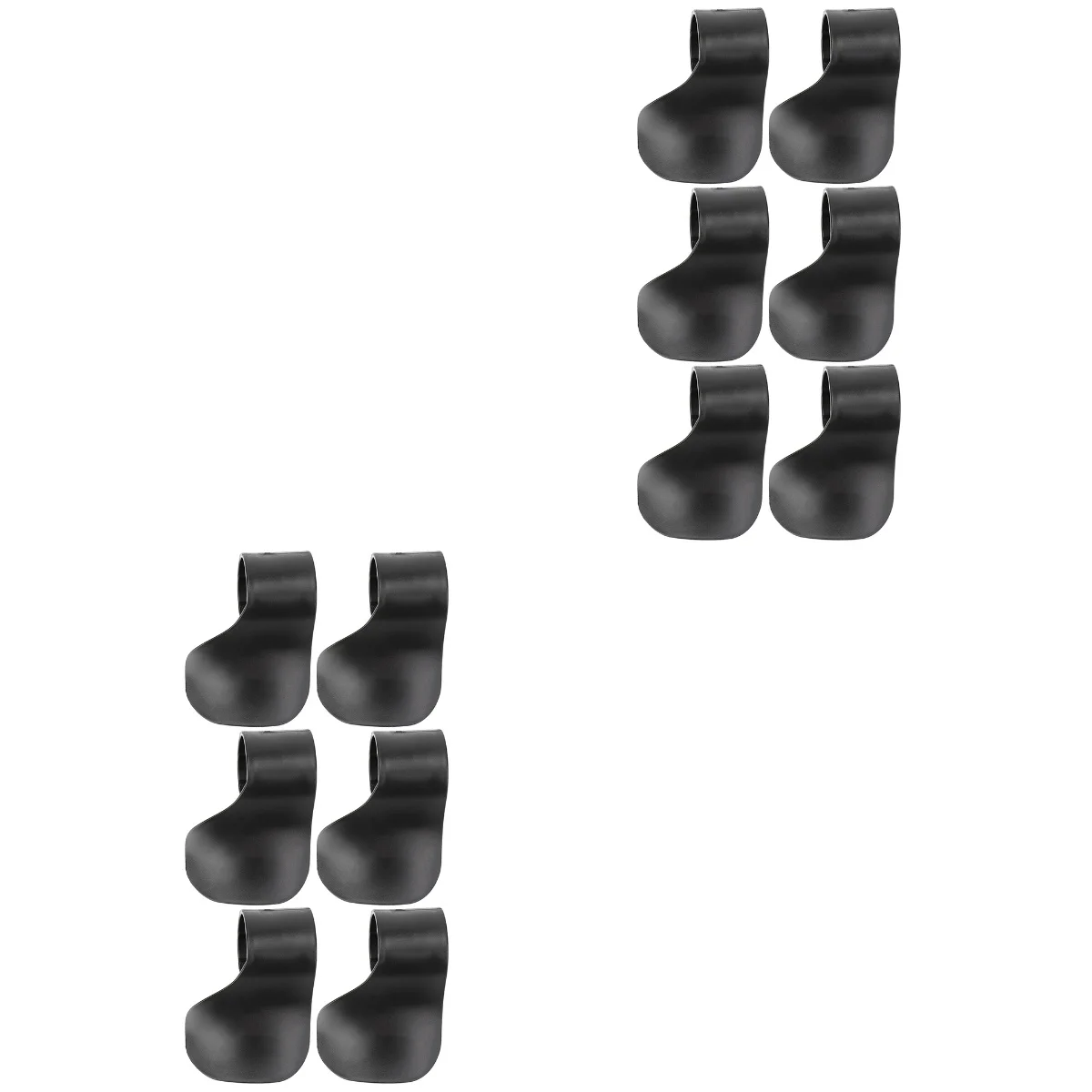 

6 Pairs Throttle Clip Assist Motorcycle Ac Black Handle Parts Cruise Control Sharp Grips