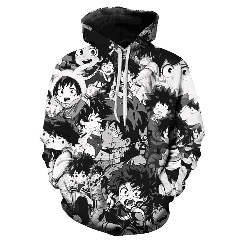 

Cool My Hero Academia 3D Print Hoodie Sweatshirts Deku Streetwear Anime Hoodies Men Women Fashion Casual Cartoon Pullover