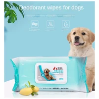 100pcs pet wipes dog disinfected wipes deodorization alcohol free decontamination pet clean towel thickened large size skincare