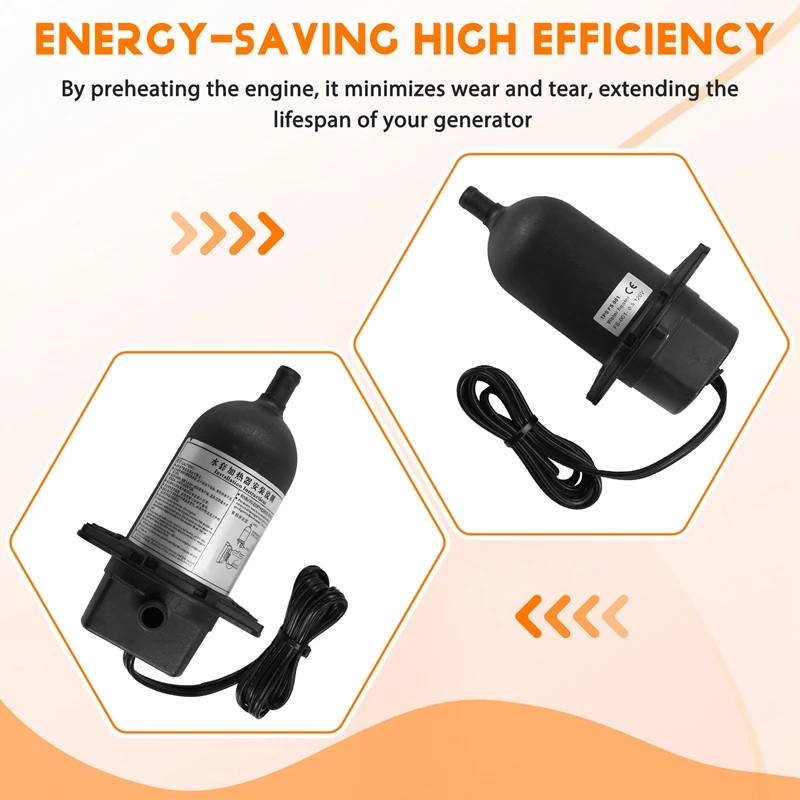 Дизельный генератор 500 Вт Нагреватель 120 В самоциркулирующийся предварительный