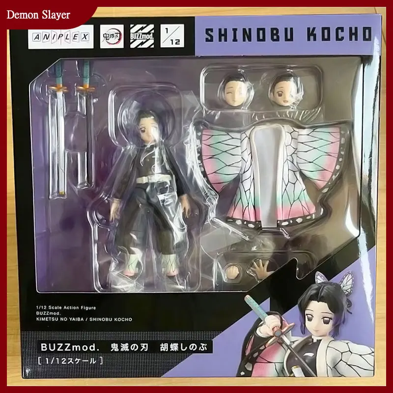 

Original Aniplex Buzzmod Demon Slayer Shinobu Kocho Anime Action Figures Collection Models Toys 16cm