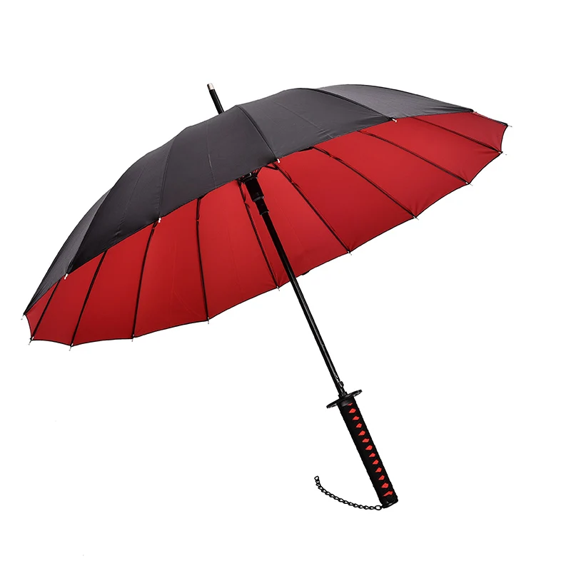 Long Handle Katana Umbrella Sword Uv Protection Fashion Windproof Adult Umbrella Outdoor Paraguas Mujer Household Merchandises B
