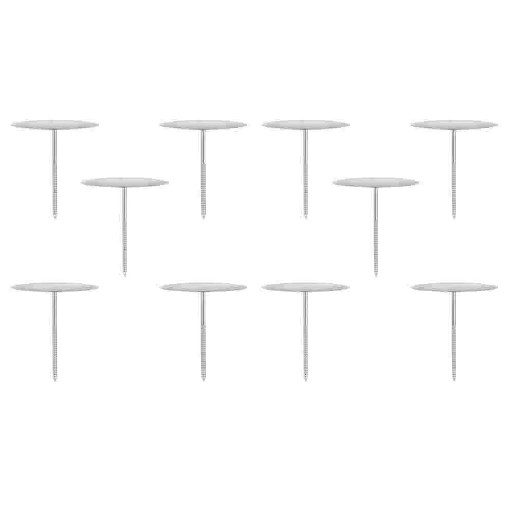 

10 Pcs Mounting Nails Cupcake Toppers Cupcake Flower Nails Frosting Pastry Nail 430 Stainless Steel Cake Decorating Nail