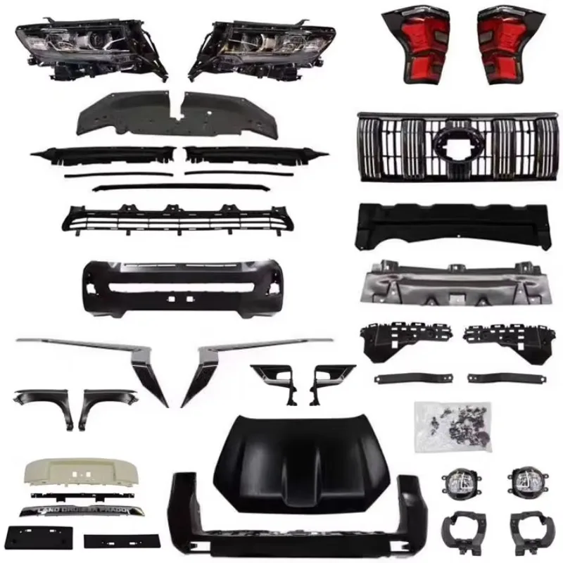 Заводской комплект для рестайлинга Land Cruiser Prado 2010-2017 в версию 2018-2021 FJ150 GRJ150 2021: передний бампер и обвес LC150. В наличии. (art.: 3920d950dad2f) - 3920d950dad2f