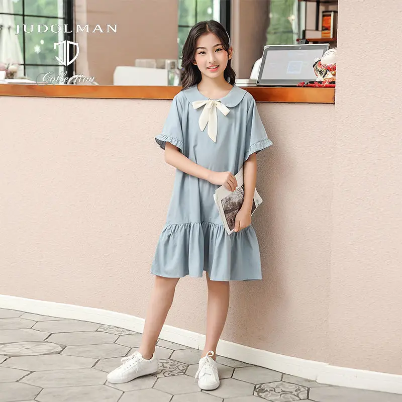 

2022 летнее платье принцессы для маленьких девочек, новые модные платья с коротким рукавом, детская повседневная одежда, милое платье для дев...