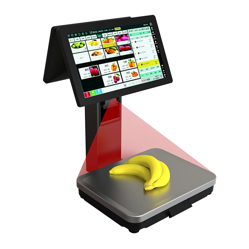 

High Quality All Alloy Steel Black Touch Screen Electronic Weighing Ai Scale