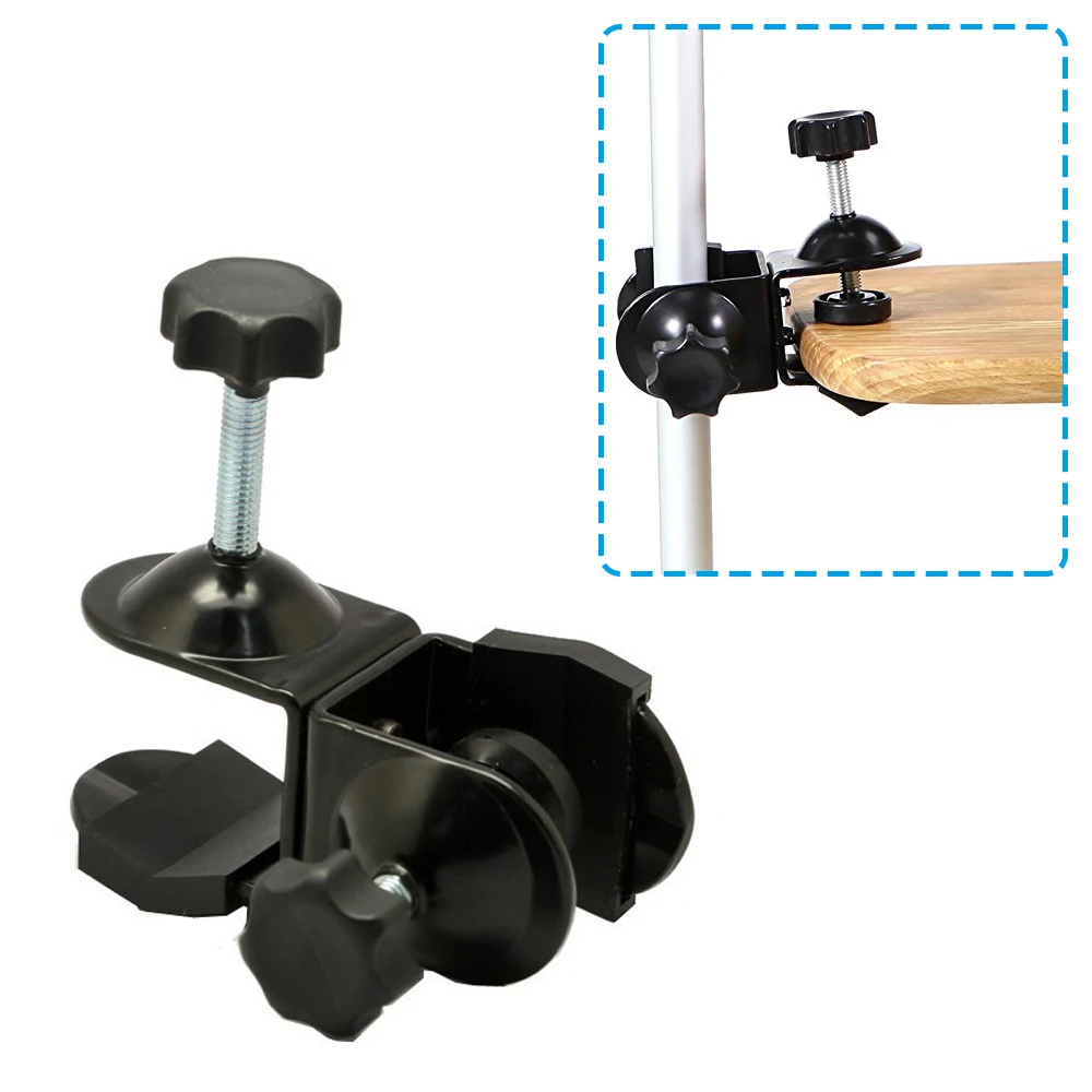 

Heavy Duty Metal Dual Double U Clip C Clamp Type Bracket Mount for Photo Studio Boom Arm Light Stand Tripod
