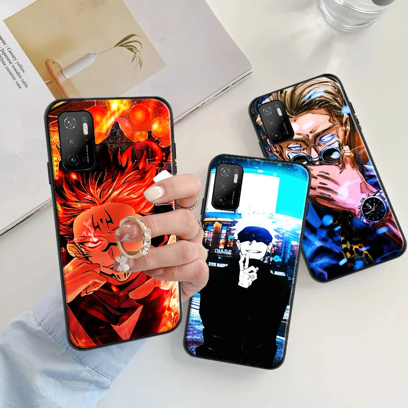 

Jujutsu Kaisen Anime Itadori Yuji Ryomen Sukuna Phone Case For Xiaomi POCO F3 GT X3 Pro X3 GT M3 M3 Pro X3 X3 NFC Cover