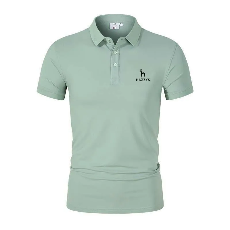 Golf Apparel Men's Summer Short Sleeve POLO Shirt Men's Outdoor Sports Breathable Polo Shirt Men's Golf Sports T-Shirt Horse