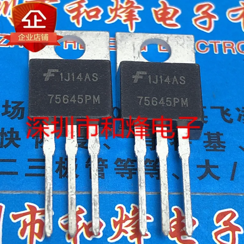 5PCS-10PCS 75645PM HUF75645PM TO-220 ORIGINAL ON STOCK | Integrated Circuits