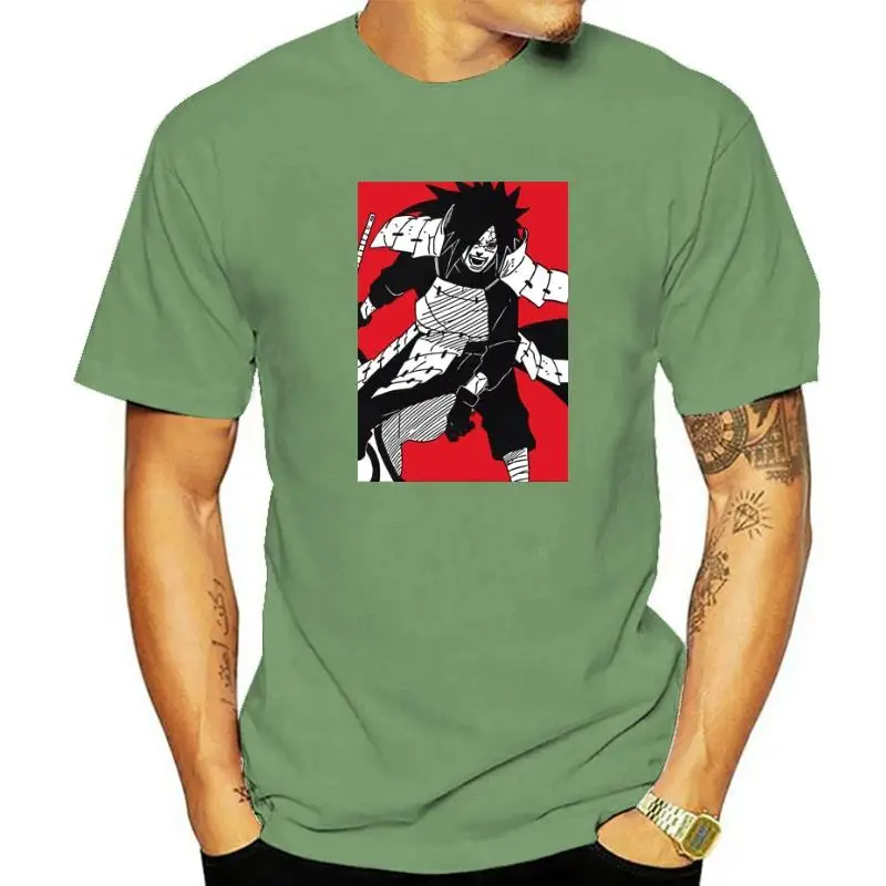 

Новая модная крутая Повседневная футболка Uchiha Madara, Высококачественная Мужская футболка с круглым вырезом
