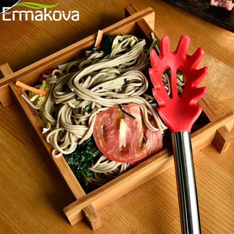 ERMAKOVA 5 шт./компл. силиконовая вилка для макарон лопаточка ковш кухонная ложка