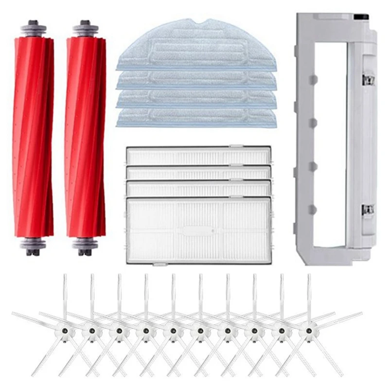 

For Xiaomi Roborock S7 T7S T7S Plus Robot Vacuum Cleaner Main Side Brush Filter Mop Cloth Main Brush Cover Accessories