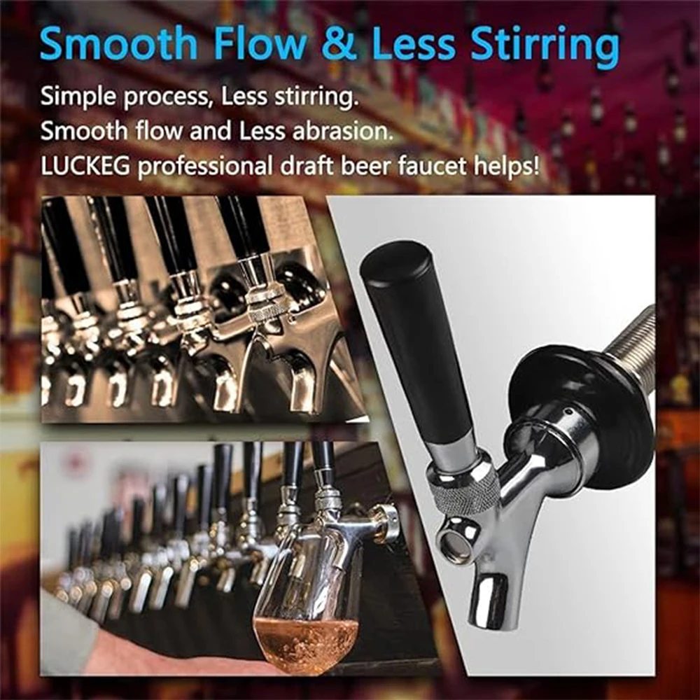 Хвостовик пива mut4 3-1/7 дюйма хвостовик из нержавеющей стали с резьбой для детской