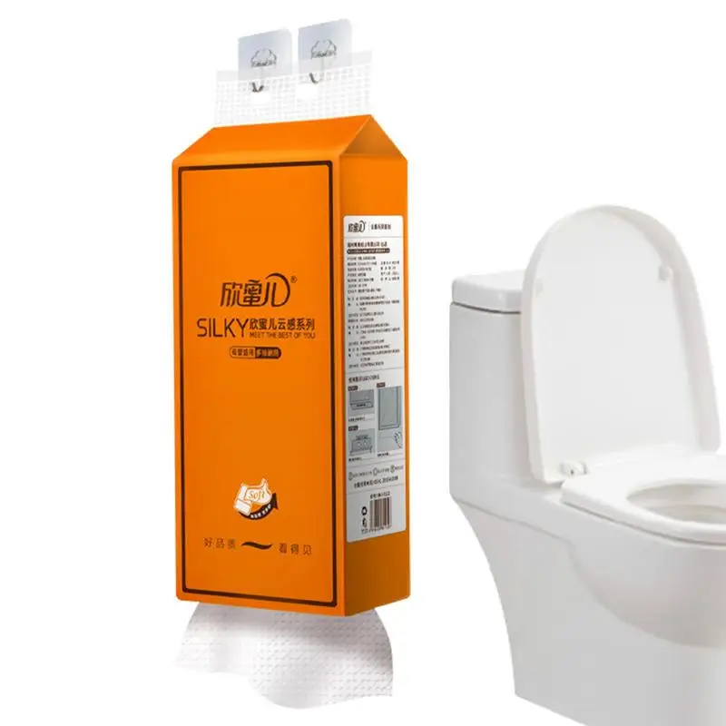 

Hand Paper Towels Water Absorption Extra Size Tissue Pack For Wiping Hands Wall Mounted Tissue Box Tissue Dispenser Bath Decor