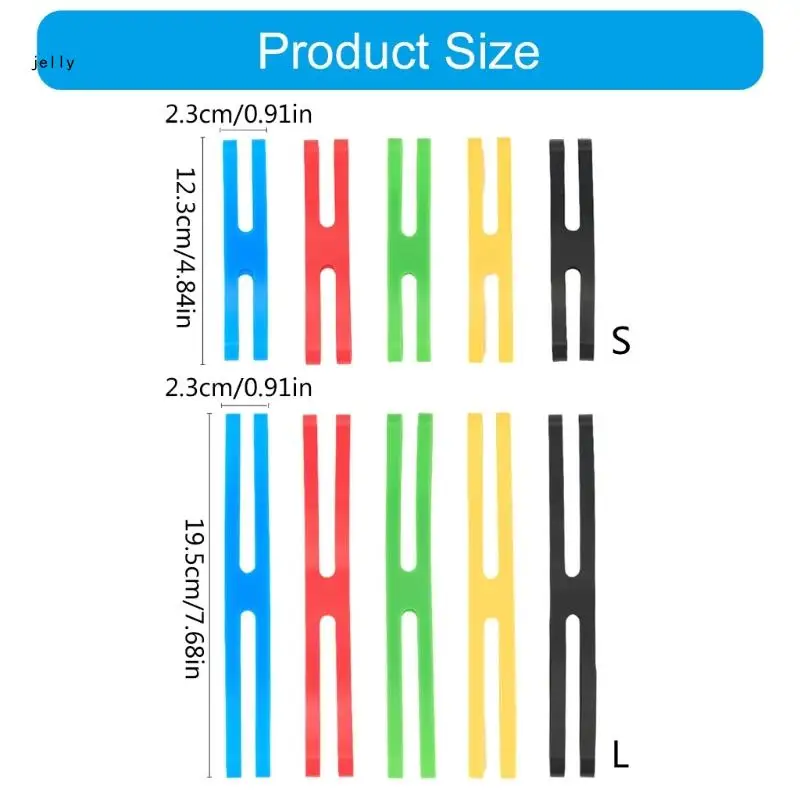 Многоцветный эластичный ремешок H-образной формы 2 размера для переплета книг