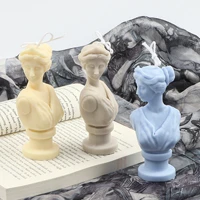 beauty sculpture silicone candle mold for diy aromatherapy candle plaster ornaments soap epoxy resin mould handicrafts making