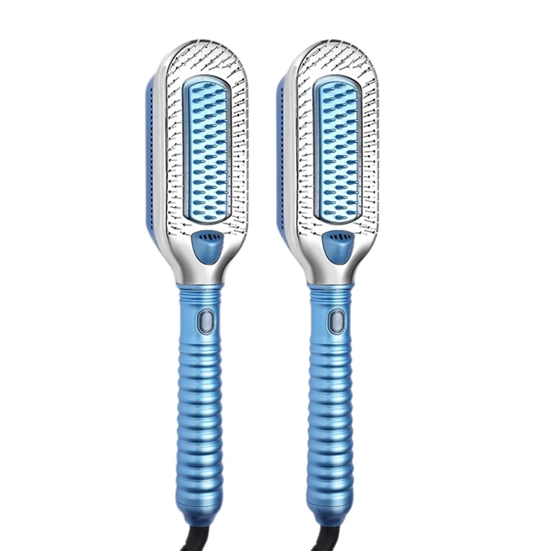 

Top Sale 2 In 1 Hair Dryer Brush Salon Hair Straightener Curler Brush Cold Air Brush Styler And Dryer Volumizer Comb