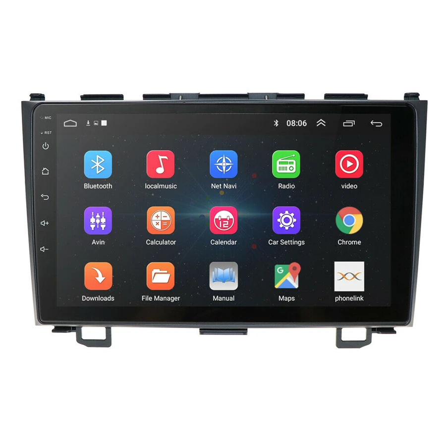 9-дюймовый автомобильный стерео радио GPS WIFI BT DAB Mirror Link OBD для Android 9.1