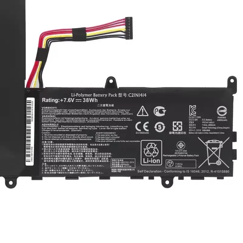Фото C21N1414 C21PQ91 Сменный аккумулятор для ноутбука ASUS EeeBook X205T X205TA X205TA-BING-FD015B 11,6 