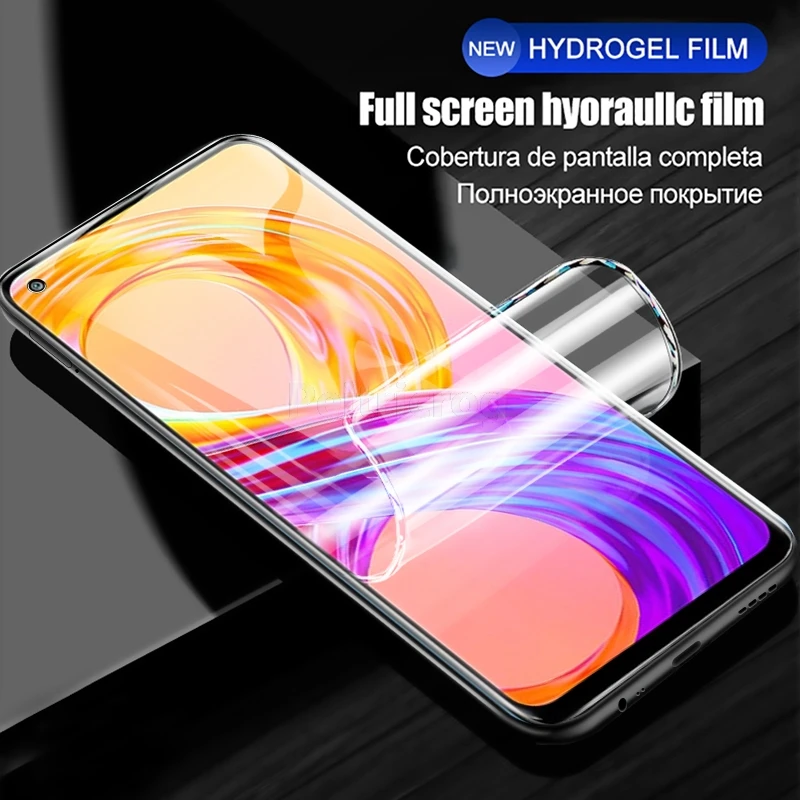 Гидрогелевая пленка 3 шт. для OPPO Realme 9 9i 8 Pro 7 6 X7 X50 GT 2 Neo2T XT X Q3 C3 C25 C21 C15 полное