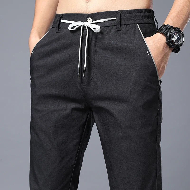 Spring Summer Thin Ice Silk Casual 