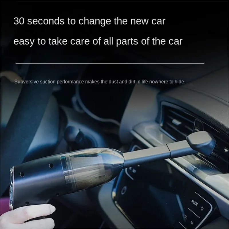 

Handheld Cordless Car Vacuum Cleaner Dual Purpose Mini Vacuum Cleaner Home and Car Built-in Battery
