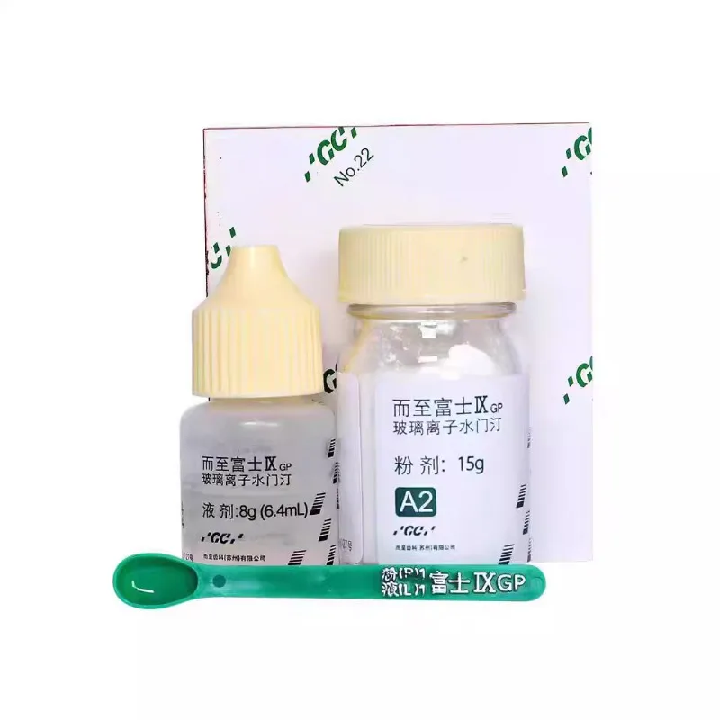 Фото Стоматологические материалы: Стеклоиономерный цемент GC Fuji 9, GCIX Ionomer, Fuji 9 Enhanced Ionomer, Fuji 2 – реставрационные материалы для зубов №5