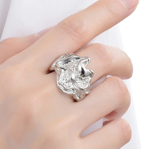 Женское металлическое кольцо MiHan