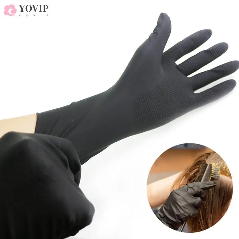 Ing Gloves Barber Thicker Rubber Gloves Hair Styling Tools Salon Accessories