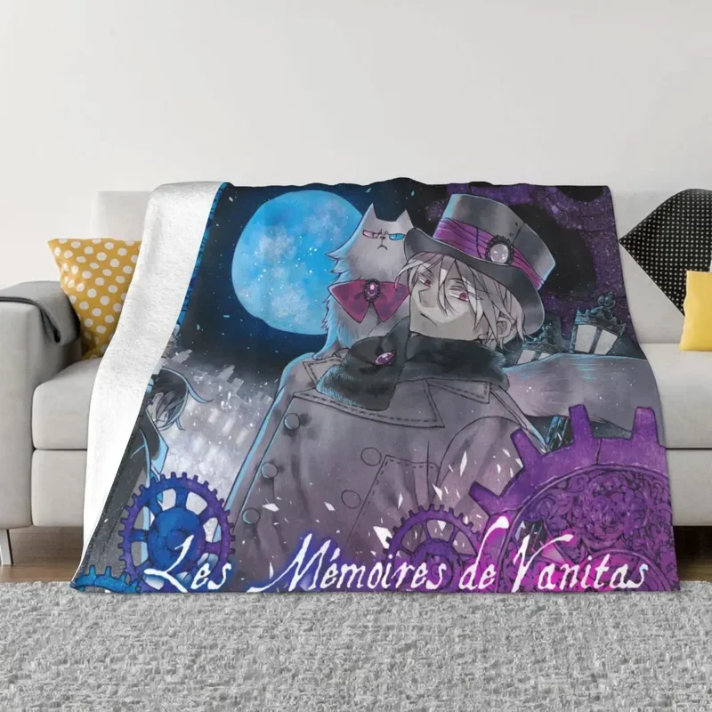 Одеяла с рисунком аниме потенциозное исследование ванитас бархатные легкие