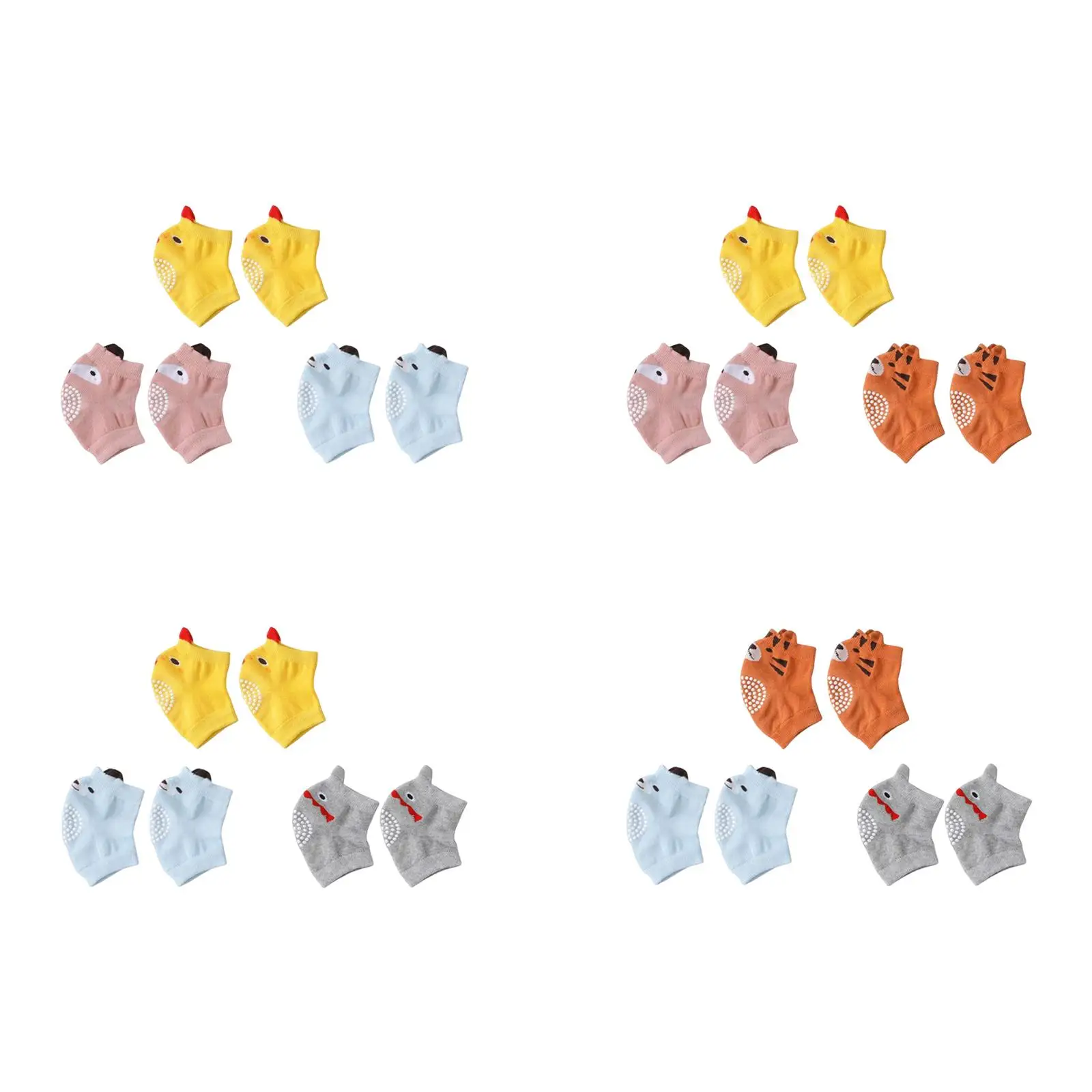 

3 пары, Детские наколенники из хлопка