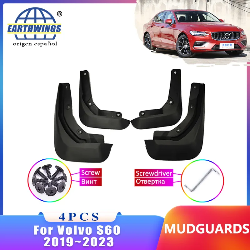 

Mudflap For Volvo S60 2019~2023 2020 22 Mudguard Front Rear Fender Car Styling Accessorie Upgrade Version Juego De Cuatro Pieza