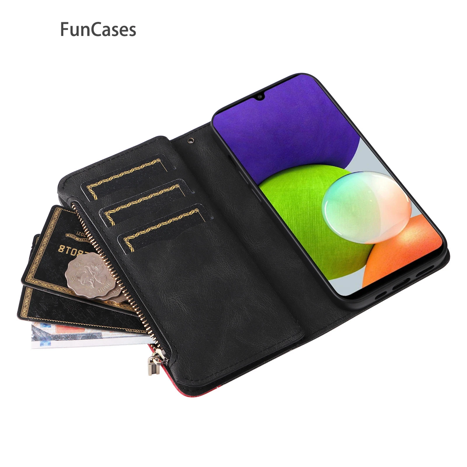 Ударопрочный чехол с единорогом для телефона Samsung A22 4G Flip Book For Galaxy accesorios M32 M22