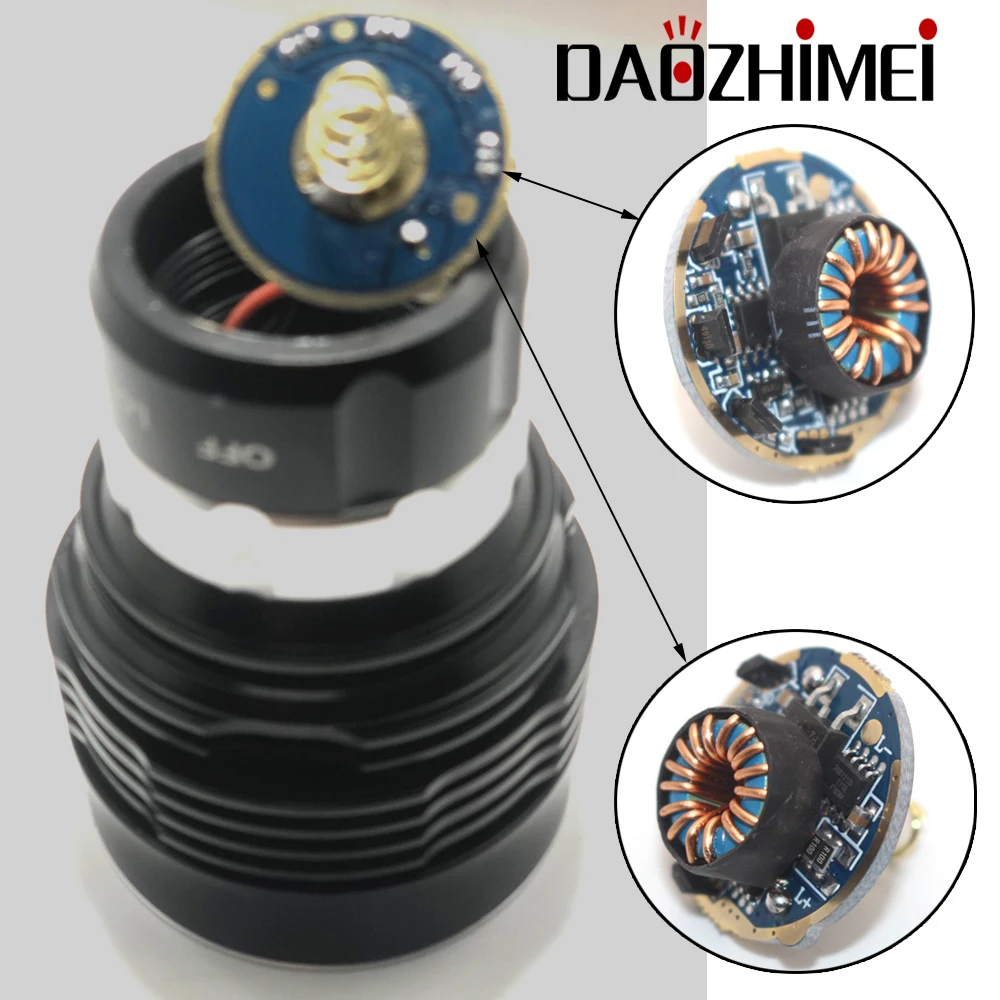 Универсальная плата драйвера постоянного тока DX7L2 для фонарика дайвинга