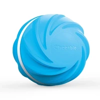 wickedball automatic crazy spin jump ball interactive bite resistant smart dog toy pet water sports english version blue