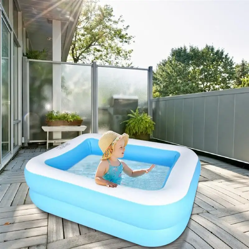 

Summer Inflatable Swimming Pool Family Kids Children Adult Play Bathtub Water Swimming Pool Thicken Wear-resistant Paddling Pool
