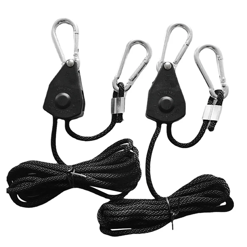 Шкив-4 шт. трос для шкива ремень с зажимом палатки карабин бант каноэ задний