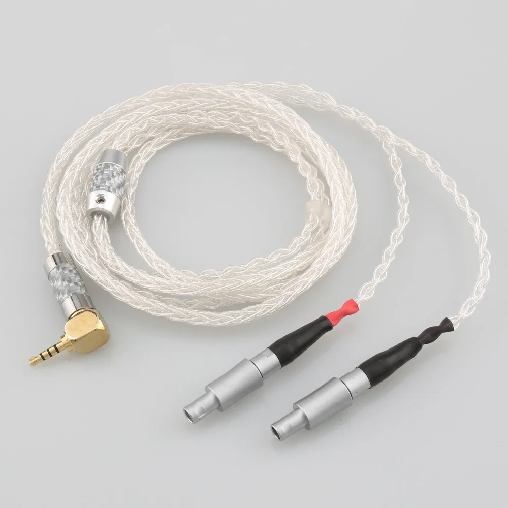 Фото Кабель для наушников Audiocrast 99% чистого серебра для Sennheiser HD800 HD800s HD820s HD820 Enigma Acoustics Dharma D1000 №1