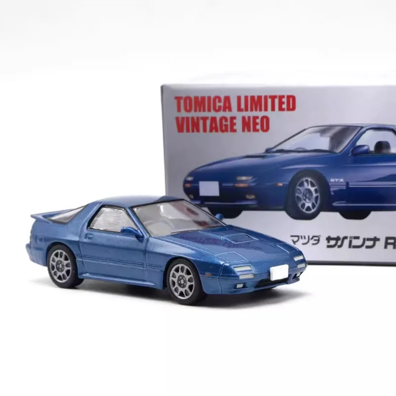TAKARA TOMY TOMYTEC 1/64 Реальная Модель MAZDA SAVANNA TLV-192b голубой сплав игрушечный мотор